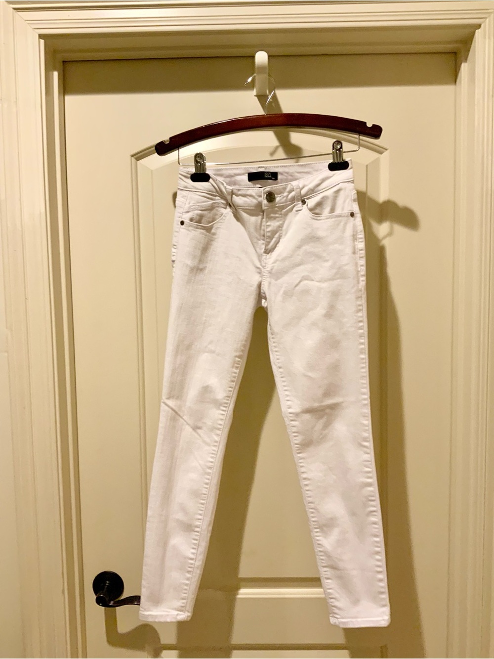 1822 Denim White Skinny Jeans